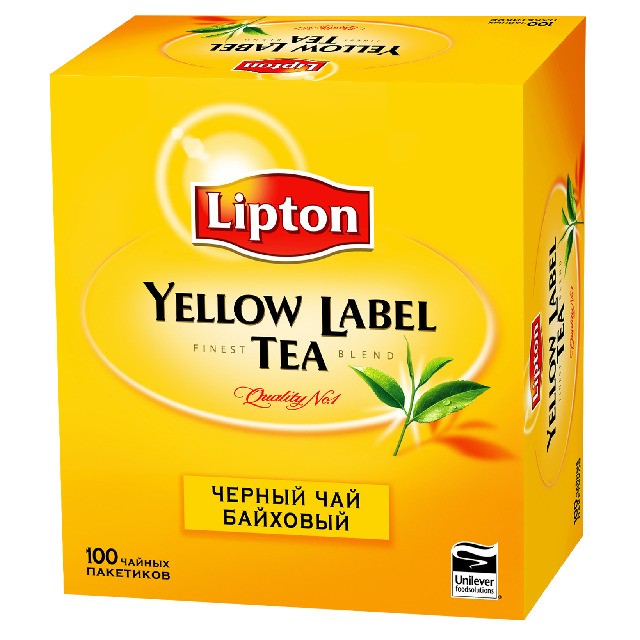 Чай " Липтон" Yellow Label  100пак. купить в Тюмени