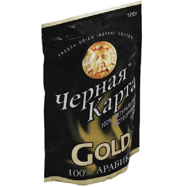 Кофе Черная карта 190гр растворимый купить в Тюмени