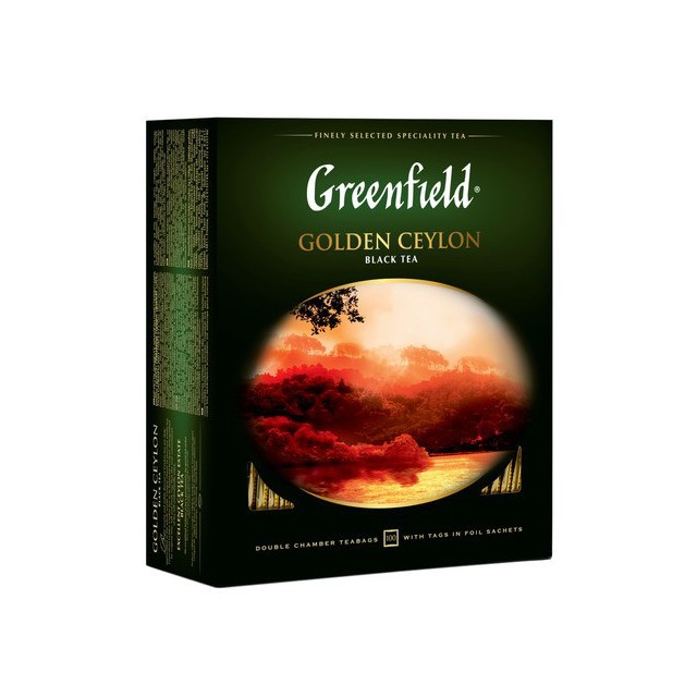 Чай Гринфилд  Golden Ceylon  2гр. 1*100 п купить в Тюмени
