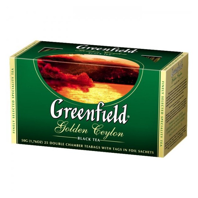 Чай Гринфилд  Golden Ceylon  2гр. 1*25 п купить в Тюмени
